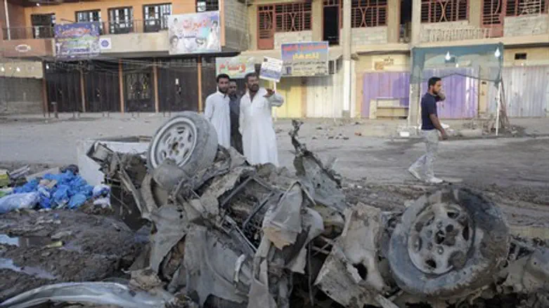 Aftermath of suicide bombing (illustrative)