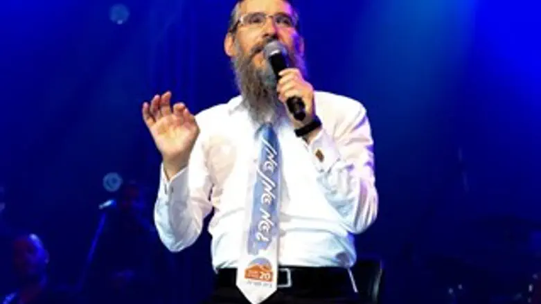 אברהם פריד באירוע ההצדעה