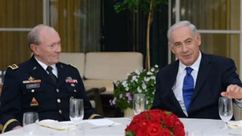 PM Netanyahu with General Dempsey