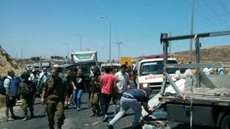 Accident Near Kiryat Arba