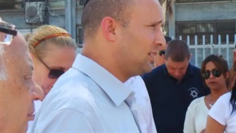 השר בנט בסיור אתמול