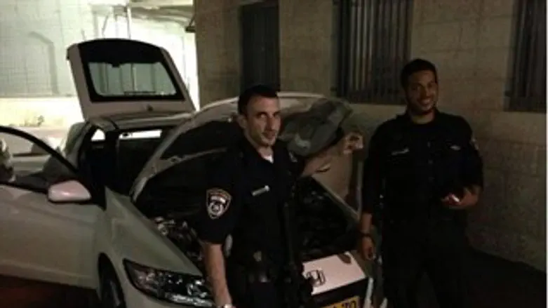 הרכב שנוסעיו נשדדו