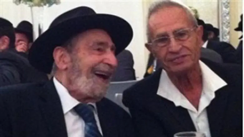 Rabbi Naim Ovadia (left)