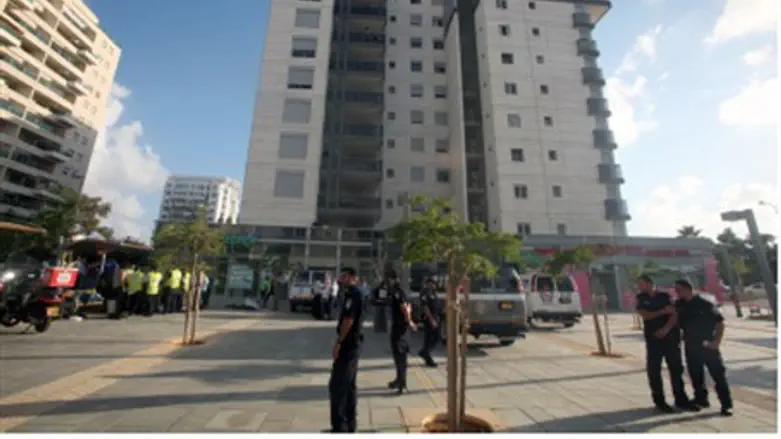 Scene of the murder-suicide