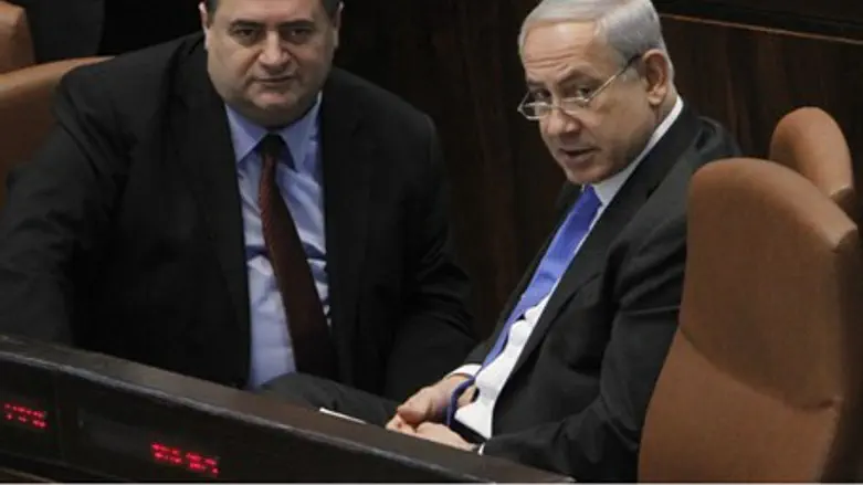 Биньямин Нетаньяху и Исраэль Кац