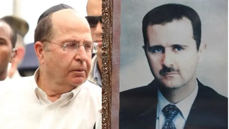 Моше Яалон и Башар Асад