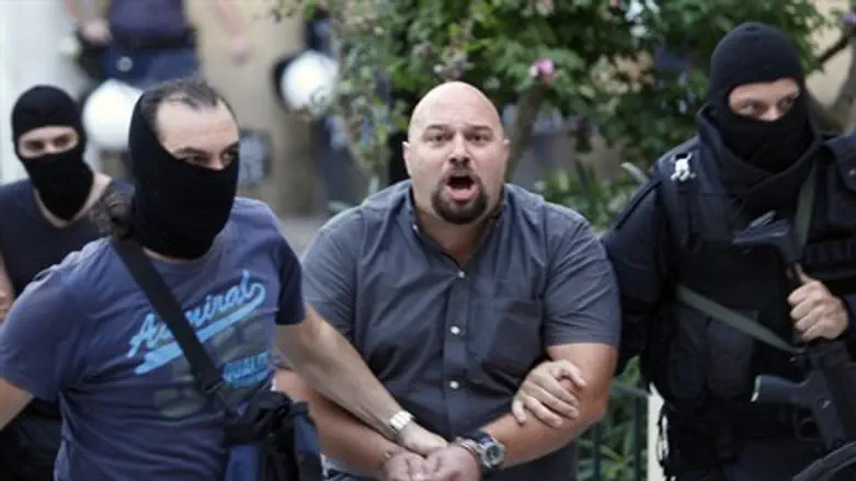 Golden Dawn lawmaker Ilias Panagiotaros is le