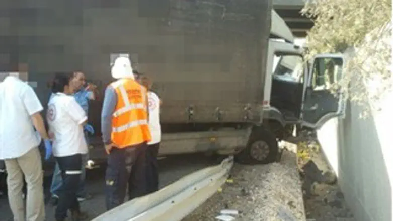 זירת התאונה