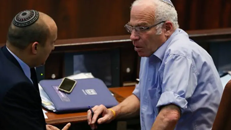 Naftali Bennett and Uri Ariel