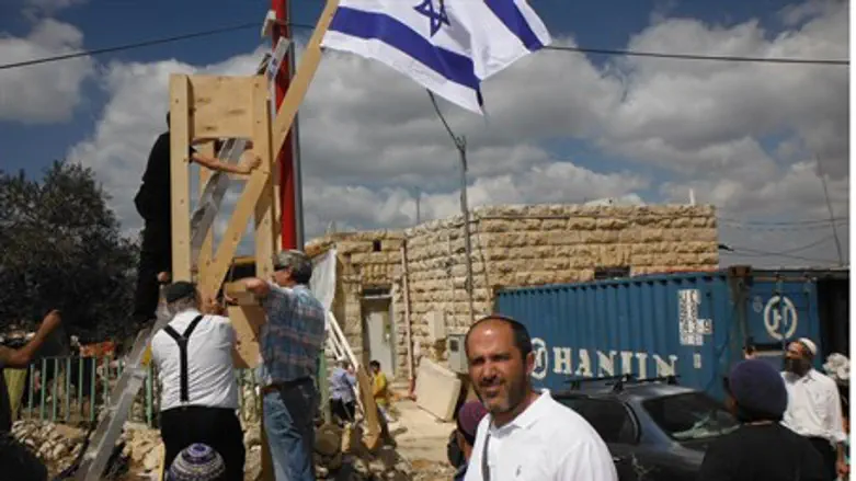 Arieh King in Beit Safafa neighborhood