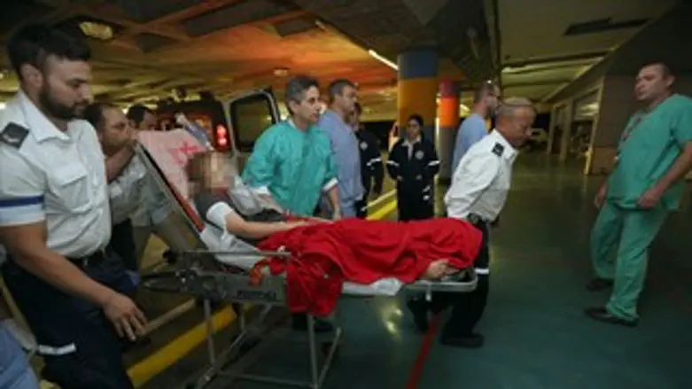 הילדה שנפצעה בכניסה לבית החולים