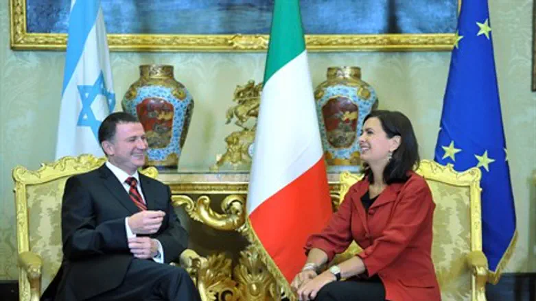 MK Yuli Edelstein in Italy