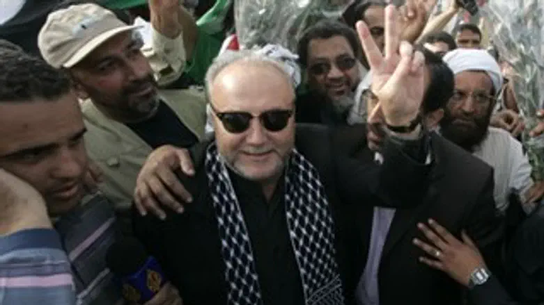 Viva Palestina head George Galloway in Gaza