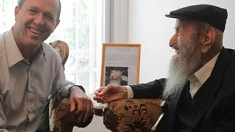 הרב זכריה בראשי וניר ברקת