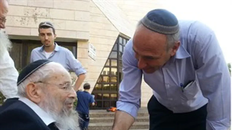 ח"כ יוגב עם הרב צוקרמן