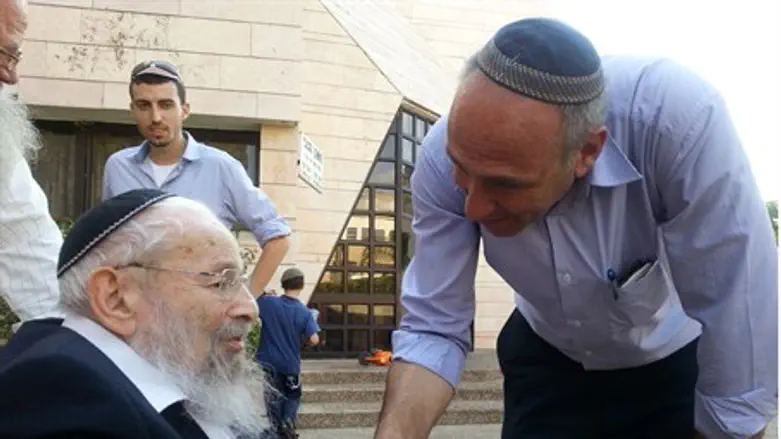 Моти Йогев и рав Цукерман