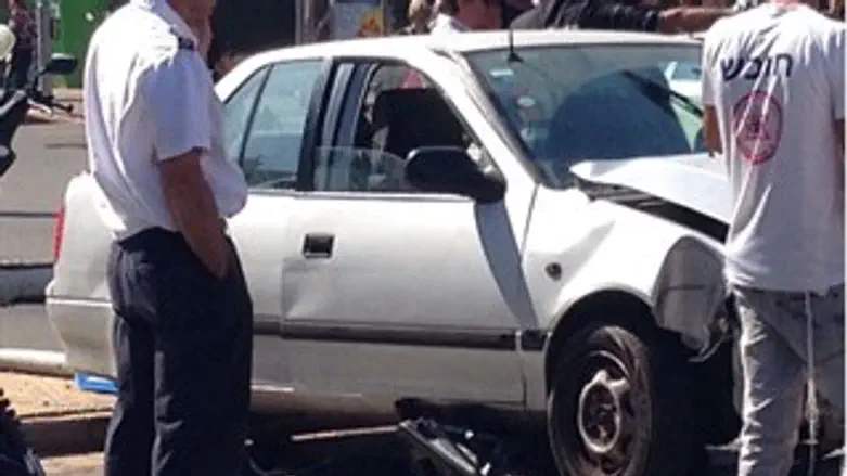 הרכב הפוגע בנתניה. 