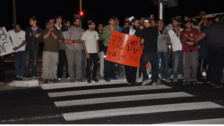Акция протеста в Сдероте