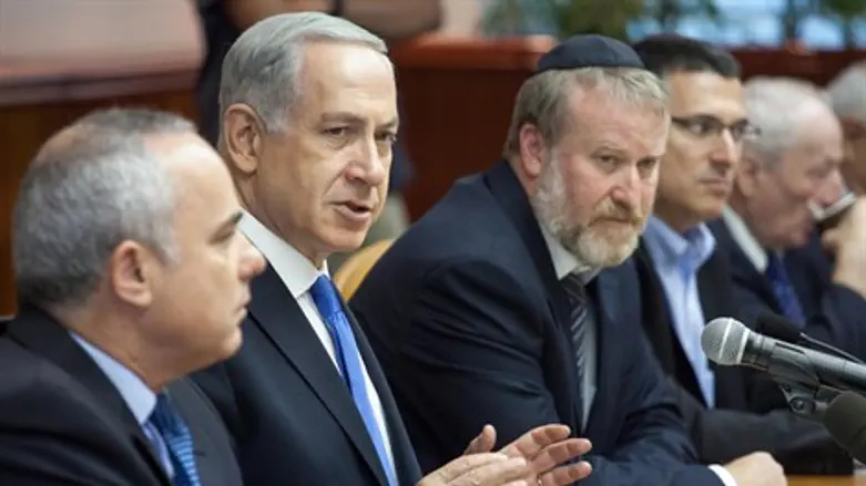בנימין נתניהו בישיבת הממשלה