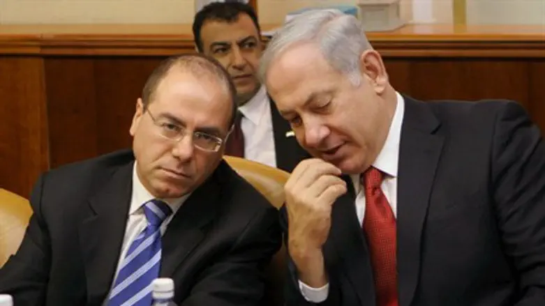 Биньямин Нетаньяху и Сильван Шалом