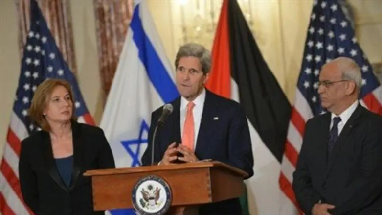 Ципи Ливни, Джон Керри, Саиб Арикат