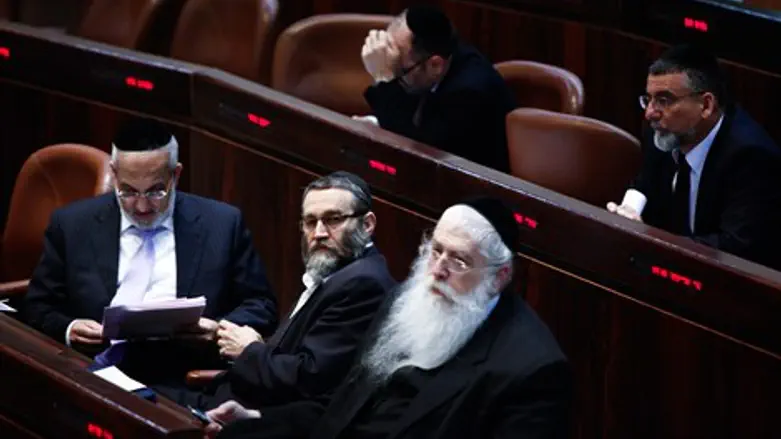 זעם משותף לח"כים החרדים