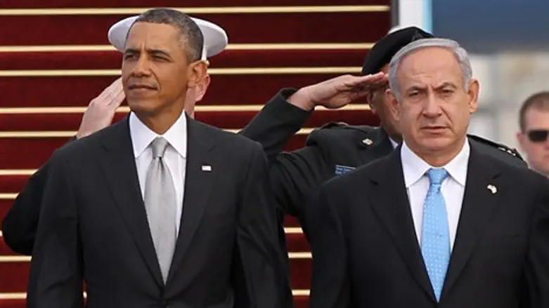 לא מתכוון להרפות מהסוגיה האיראנית. נתניהו עם אובמה