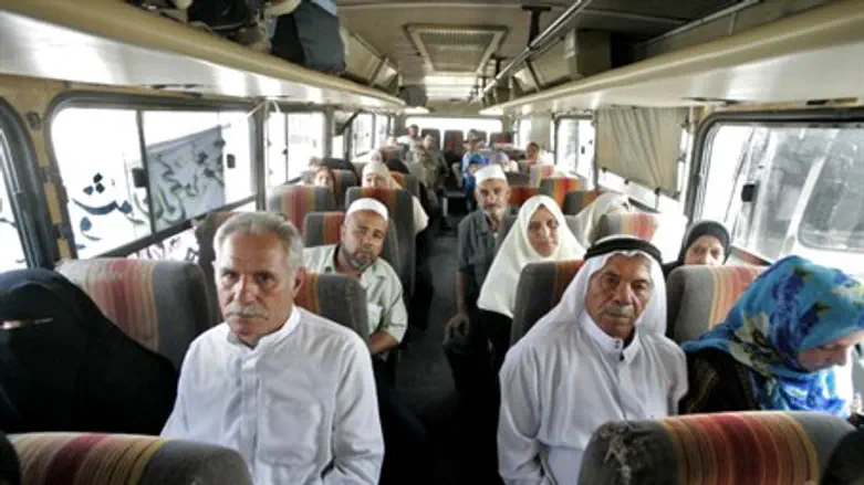 Палестинцы в автобусе