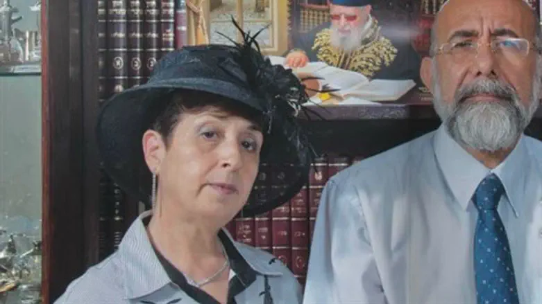 בתו של הרב עובדיה זצ"ל רבקה צ'יקוטאי ובעלה ה