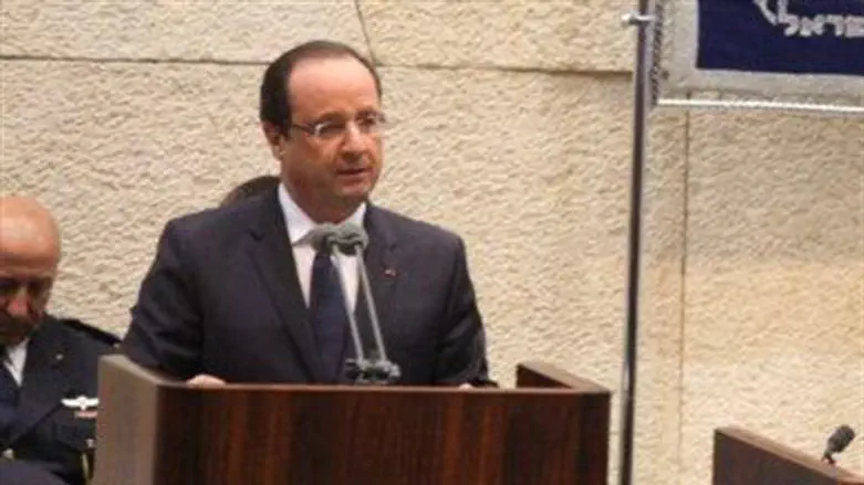 פרנסואה הולנד בכנסת