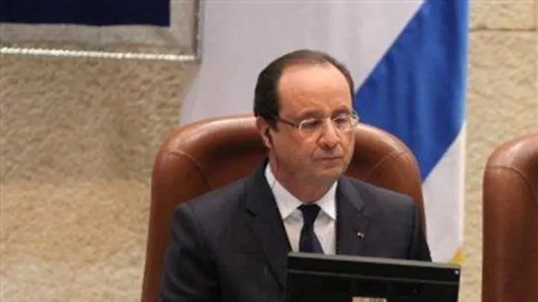 Олланд в Кнессете