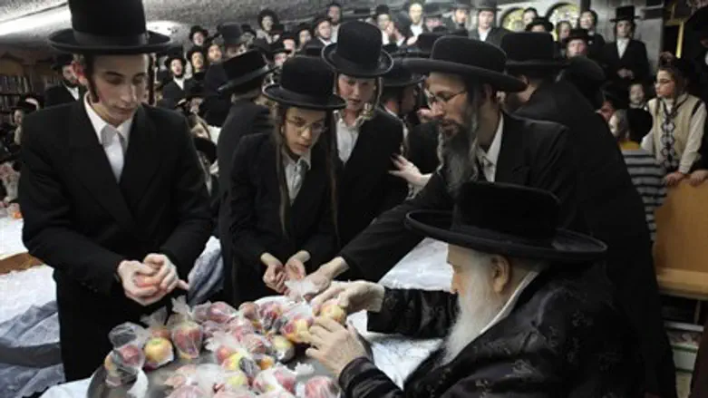 (Illustration) Shomrei Emunim hassidim