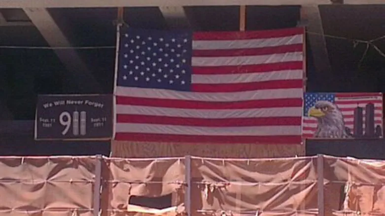 דגל ארצות הברית והנשר האמריקאי