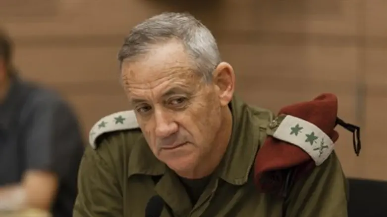 Benny Gantz, Shaked Committee meeting Nov. 27