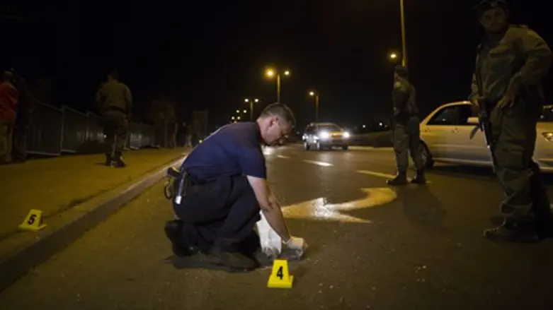 זירת הפיגוע בארמון הנציב