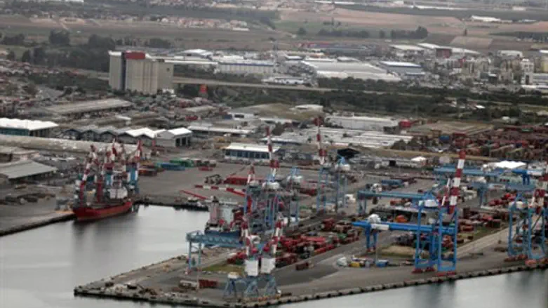 Порт Ашдода. Иллюстрация