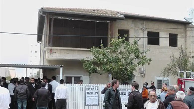 בית המשפחה לאחר השריפה