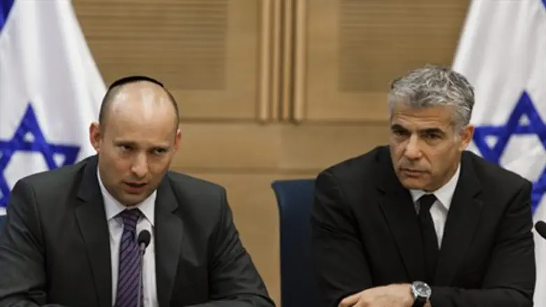 Нафтали Беннет и Яир Лапид