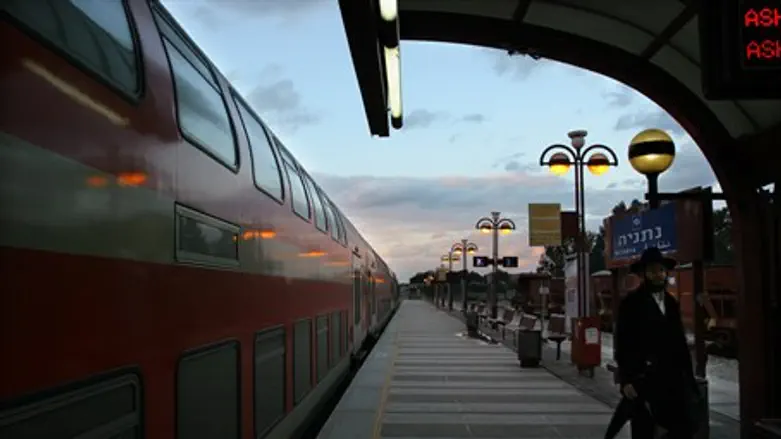 Израильский поезд. Иллюстрация