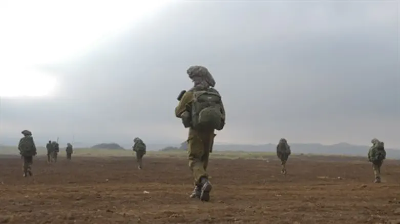 חיילים באימון