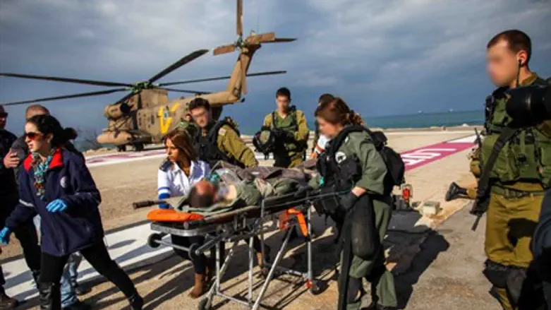 Эвакуация раненых. Вчера