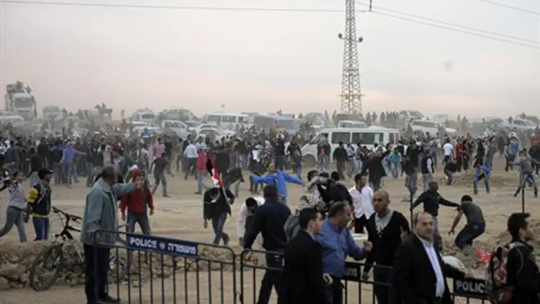 Riot over Negev land plan