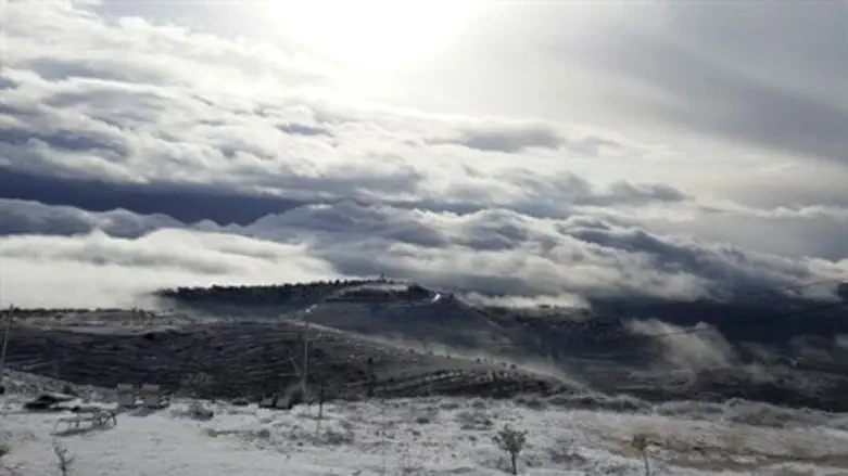 Снег в Эли, Самария