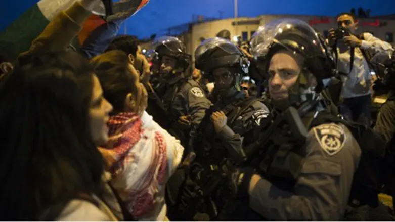 Демонстрация бедуинов против "закона Прауэра"