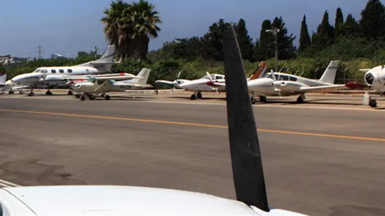 תאונה. שדה התעופה הרצליה
