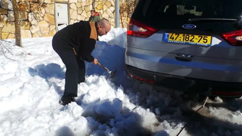 נפתלי בנט בשלג