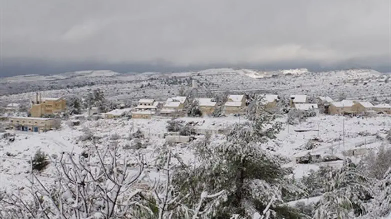 יהודה ושומרון מושלגים 