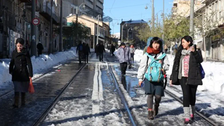 Business as usual? Jerusalem post-snowstorm,
