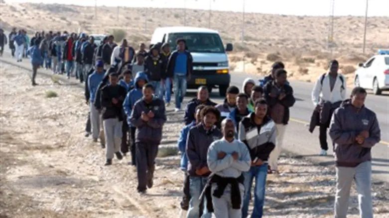 Infiltrators on the march again.