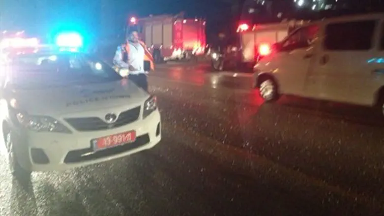 זירת התאונה